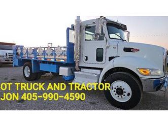 2016 peterbilt 337 flatbed pto pump truck 8spd flatbed pto pump delive