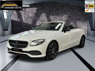 mercedes-benz e-klasse cabrio 200 | leder | airscarf | camera | navi | lage km stand | led | nieuwstaat | 1e eigenaar