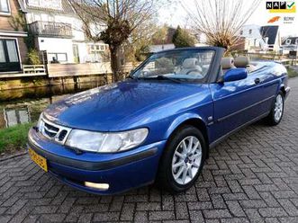saab 9-3 cabrio 2.3 se 150pk automaat clima leder historie youngtimer