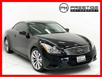 2009 infiniti g37 convertible base 2dr convertible