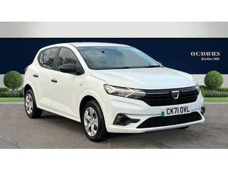 2021 dacia sandero 1.0 tce bi-fuel essential 5dr hatchback petrol/lpg manual