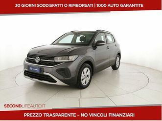 volkswagen t-cross 1.0 tsi life 95cv del 2024 usata a roma