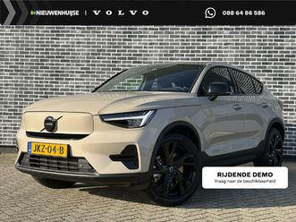 volvo ec40 single motor extended range plus 82 kwh | black edition | panoramadak | getint glas | microtech bekleding | stoel- en stuurverwarming | keyless | ele