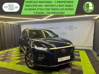 santa fe 2.2crdi style 7pl 4wd 8dct