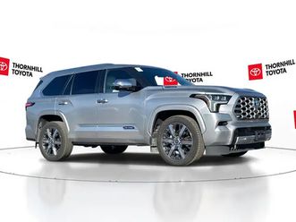 2023 toyota sequoia platinum capstone,no accident,full servic...