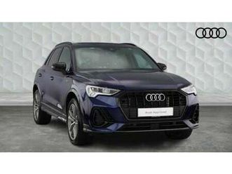 2022 audi q3 black edition 45 tfsi e 245 ps s tronic automatic suv hybrid automatic