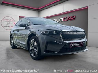 skoda enyaq coupe iv 60 clim carplay toit ouvrant caméra détecteur d'angle mort siège chauffant garantie 12 mois