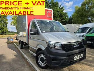2020 man tge vw crafter 2.0 tdi 3100 luton van tail lift chassis cab diesel manual