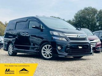 toyota vellfire 2013 3.5z v6 petrol auto golden eyes edition fully loaded