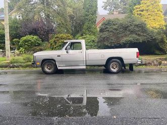1992 dodge ram d250 cummins diesel – 5-speed manual – garage find