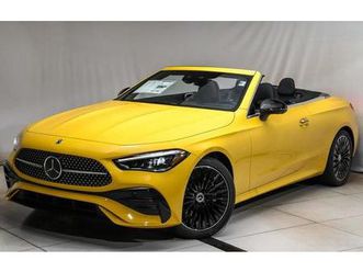 new 2026 mercedes-benz cle 300 4matic cabriolet