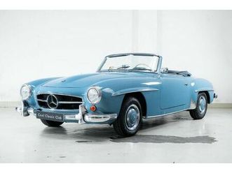 mercedes-benz sl-klasse cabrio - 190 - original hell blau - complete restoration - offered with the