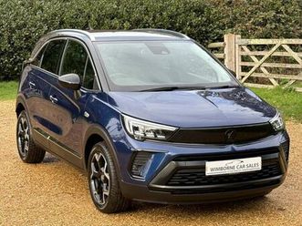 2022 vauxhall crossland turbo ultimate suv petrol automatic