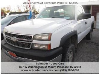 2005 chevrolet silverado 2500hd work truck 2dr regular cab 4wd lb 1780