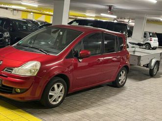 renault modus + anhänger