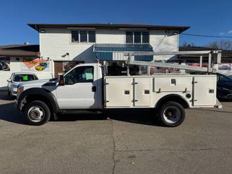 ★★★ 2014 ford f-550 service body truck 4x4 / low miles! ★★★