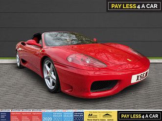 2004 ferrari 360 3.6 spider