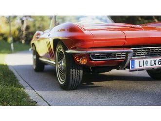 1966 chevrolet corvette rouge automatique, 3 vitesses con...