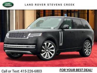 2025 land rover range rover suv obsidian black sv bespoke ultra