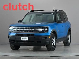 2022 ford bronco sport badlands 4x4 w/ apple carplay, heated fro
