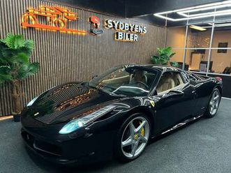 ferrari 458 4,5 spider dct 2d