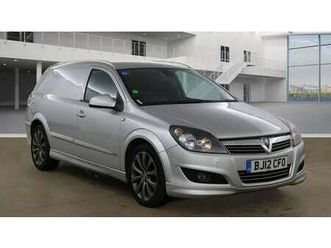 2012 vauxhall astra van sportive xp 1.7 cdti van no vat car derived van diesel manual