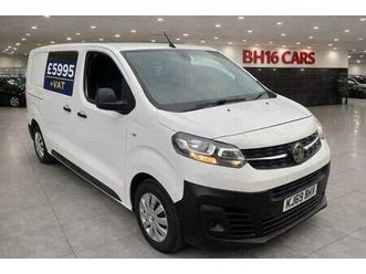 2020 vauxhall vivaro 3100 2.0d 120ps edition h1 van police cell 5 seater panel van diesel manual