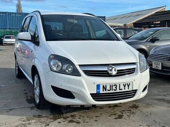 2013 vauxhall zafira 1.6 exclusiv