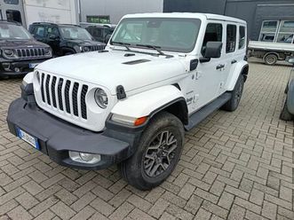 jeep wrangler unlimited 2.0 phev atx 4xe sahara del 2021 usata a alessandria