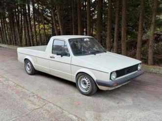 ② vw caddy mk1 1985 1.6td — oldtimers & ancêtres — 2ememain