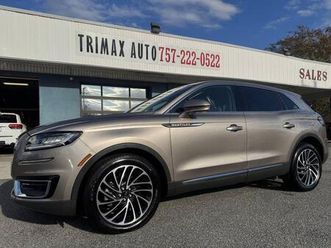 used 2019 lincoln nautilus reserve