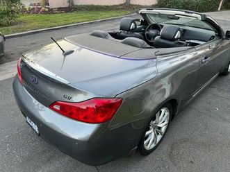2012 infiniti g37 convertible