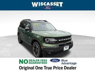 certified 2025 ford bronco sport outer banks