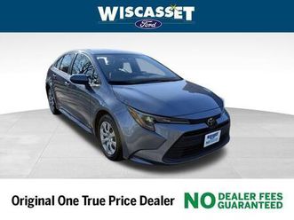 used 2024 toyota corolla le