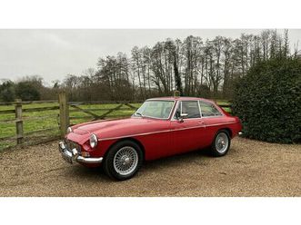 1968 mgc gt showing just 69,100 miles