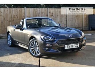 2018 fiat 124 1.4 multiair 124 spider lusso plus
