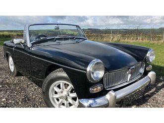 1967 mg midget noir manuel, 4 vitesses conduite à droite...