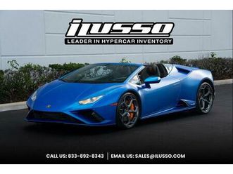 used 2023 lamborghini huracan evo spyder rwd