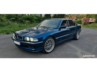 bmw e38 735i bleu/beige