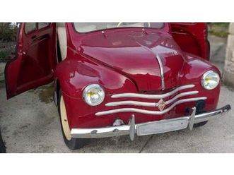 1956 renault 4cv rouge foncé manuel, 4 vitesses conduite...