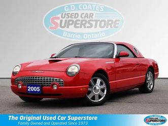 2005 ford thunderbird 50th anniversary ~heated leather ~chrome w