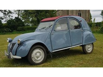 1957 citroen 2cv bleu manuel, 4 vitesses conduite à gauch...