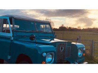 1970 land rover series 2a bleu manuel, 4 vitesses conduit...