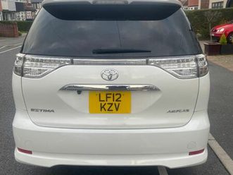 2012 toyota estima aeras g – 75,000 miles – excellent condition – mot feb 2026