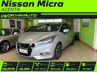 micra 5ª serie micra 1.0 ig 12v 5 porte acenta