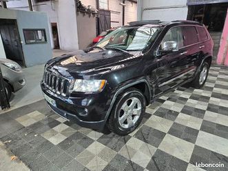 jeep grand cherokee 3.6 v6 286 cv overland xenon cuir toit ouvrant camera ar ...