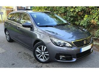 peugeot 308 sw phase ii allure hdi 130cv, faible kms 81.000, boite 6 vitesses, toit panoramique, gps tactile, carplay android, bluetooth, full entretiens peugeo