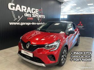renault captur tce 100 gpl evolution + pack city (caméra de recul) + toit noir