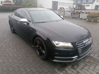 audi s7 sportback 4.0 v8 tfsi 420ch quattro - camera/navi - phares bi xénon/led - audio bose - sièges chauffants - carnet complet audi