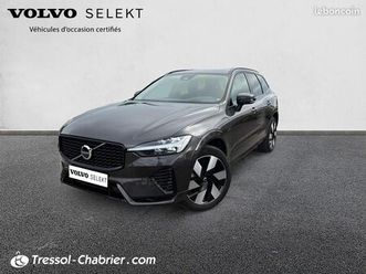 volvo xc60 t6 awd hybride rechargeable 253 ch+145 ch geartronic 8 ultra style dark